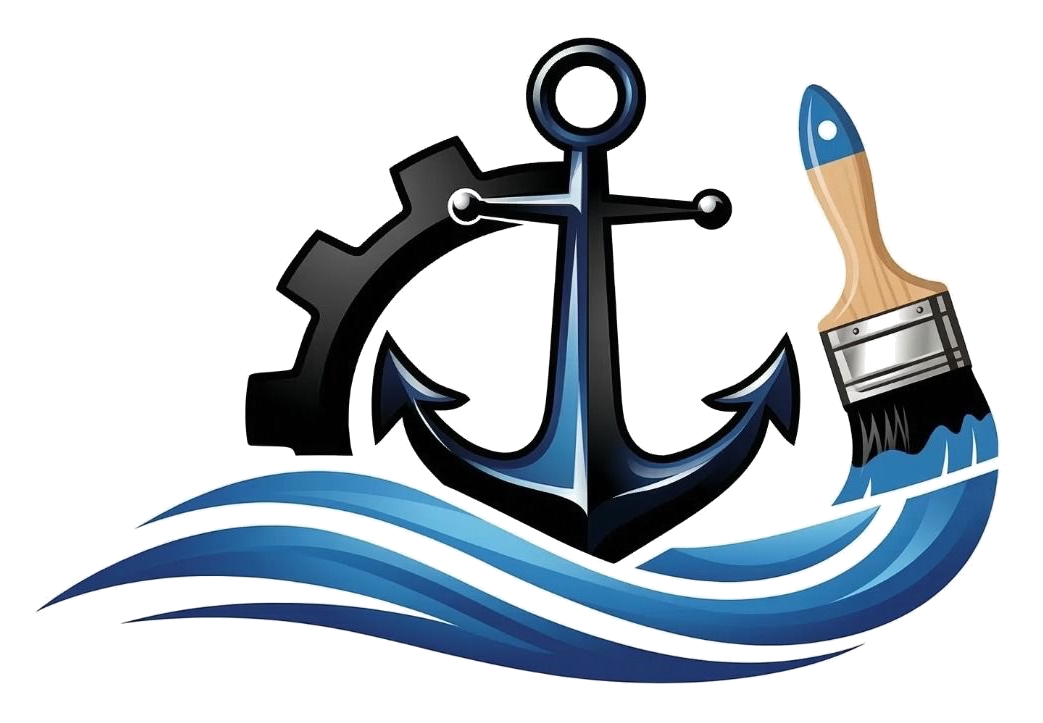 Logo âncora Rav Marine - Serviços Náuticos